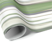 Abstracte #2: Olijfgroene blauwvis Cadeaupapier (Rol Hoek)