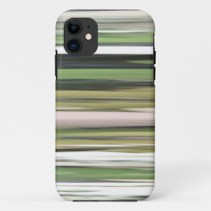 Abstracte #2: Olijfgroene blauwvis iPhone 11 Hoesje