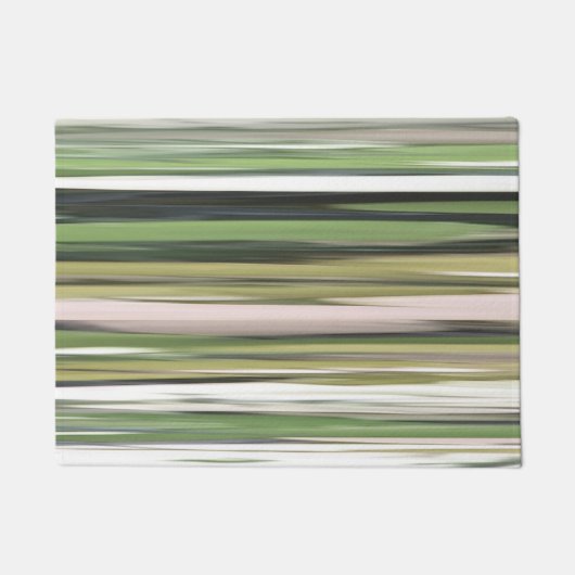 Abstracte #2: Olijfgroene blauwvis Deurmat (Voorkant)