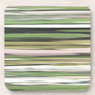 Abstracte #2: Olijfgroene blauwvis Drankjes Onderzetter