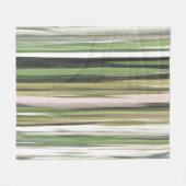 Abstracte #2: Olijfgroene blauwvis Fleece Deken (Voorkant (Horizontaal))