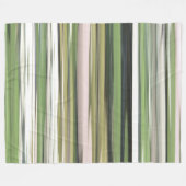 Abstracte #2: Olijfgroene blauwvis Fleece Deken (Voorkant (Horizontaal))