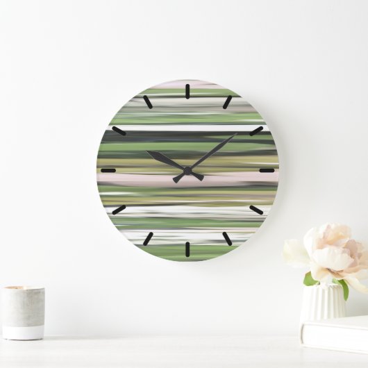 Abstracte #2: Olijfgroene blauwvis Grote Klok (Huis)