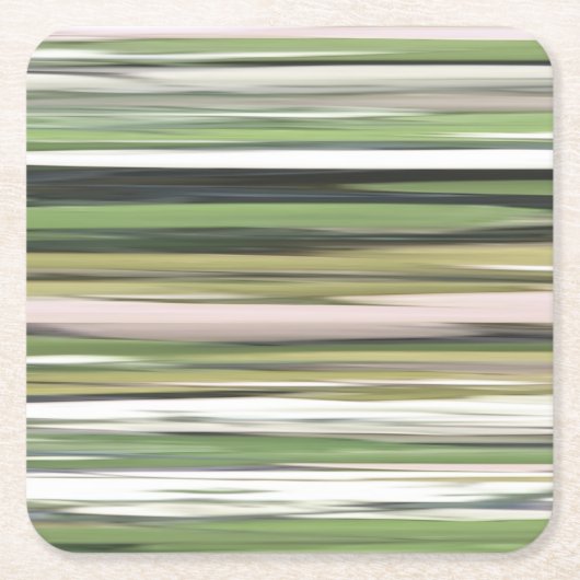 Abstracte #2: Olijfgroene blauwvis Kartonnen Onderzetters (Voorkant)