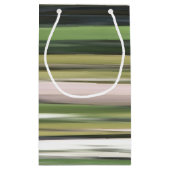 Abstracte #2: Olijfgroene blauwvis Klein Cadeauzakje (Achterkant)