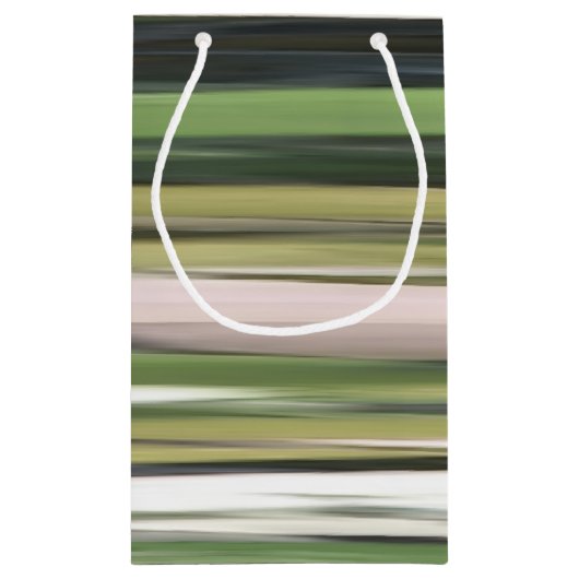 Abstracte #2: Olijfgroene blauwvis Klein Cadeauzakje (Achterkant)