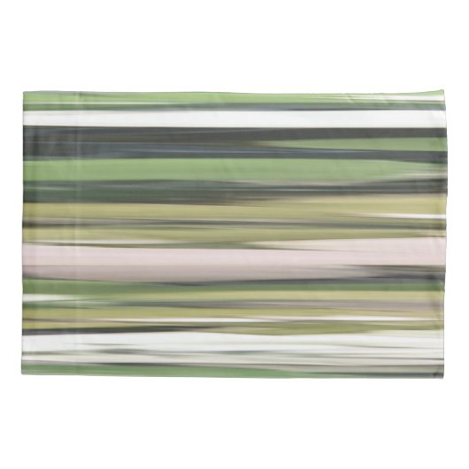 Abstracte #2: Olijfgroene blauwvis Kussensloop (Achterkant)