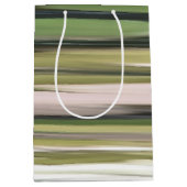 Abstracte #2: Olijfgroene blauwvis Medium Cadeauzakje (Voorkant)