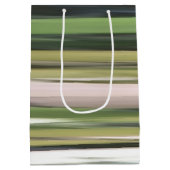 Abstracte #2: Olijfgroene blauwvis Medium Cadeauzakje (Achterkant)