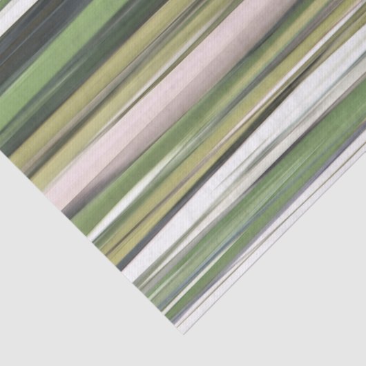 Abstracte #2: Olijfgroene blauwvis Tissuepapier (Detail)