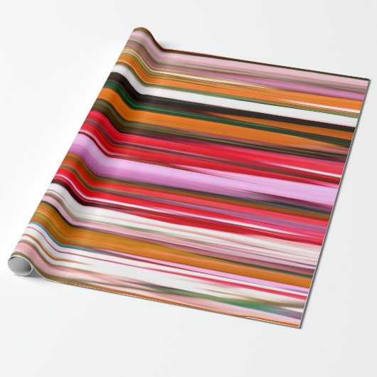Abstracte #2: Oranje vervaging Cadeaupapier (Uitgerold)