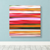 Abstracte #2: Oranje vervaging Canvas Afdruk (Insitu (Houten vloer))