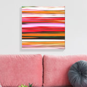 Abstracte #2: Oranje vervaging Canvas Afdruk (Insitu (Woonkamer))
