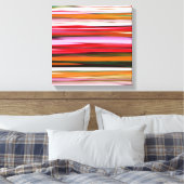 Abstracte #2: Oranje vervaging Canvas Afdruk (Insitu (Slaapkamer))