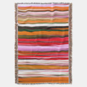 Abstracte #2: Oranje vervaging Deken (Voorkant Verticaal)