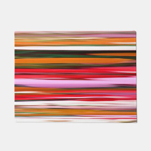 Abstracte #2: Oranje vervaging Deurmat (Voorkant)