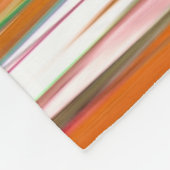 Abstracte #2: Oranje vervaging Fleece Deken (Hoek)