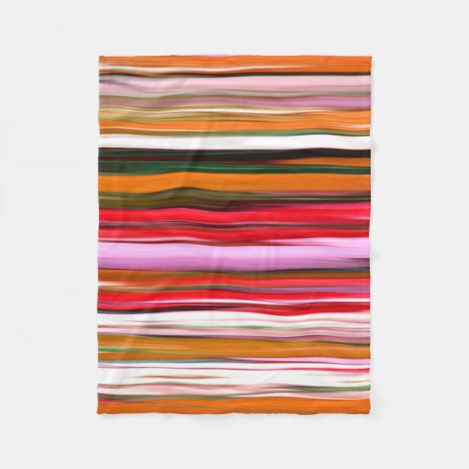 Abstracte #2: Oranje vervaging Fleece Deken (Voorkant)