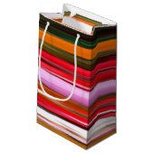 Abstracte #2: Oranje vervaging Klein Cadeauzakje (Achterkant Gekanteld)