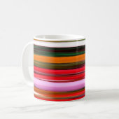 Abstracte #2: Oranje vervaging Koffiemok (Voorkant links)