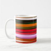 Abstracte #2: Oranje vervaging Koffiemok (Links)
