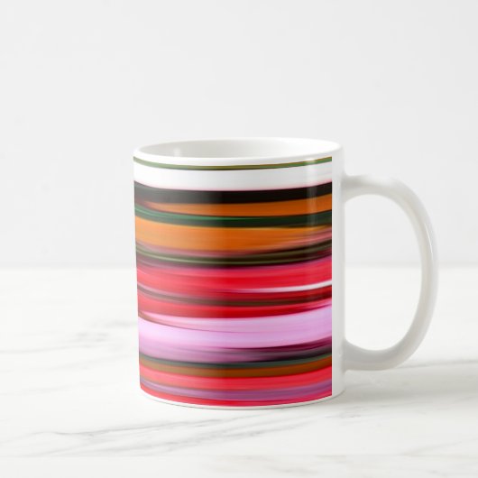 Abstracte #2: Oranje vervaging Koffiemok (Rechts)