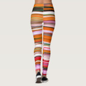 Abstracte #2: Oranje vervaging Leggings (Achterkant)