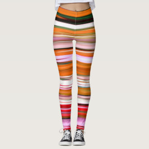 Abstracte #2: Oranje vervaging Leggings