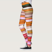 Abstracte #2: Oranje vervaging Leggings (Links)