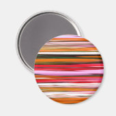 Abstracte #2: Oranje vervaging Magneet (Voorkant / Achterkant)