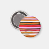 Abstracte #2: Oranje vervaging Magneet (Voorkant / Achterkant)