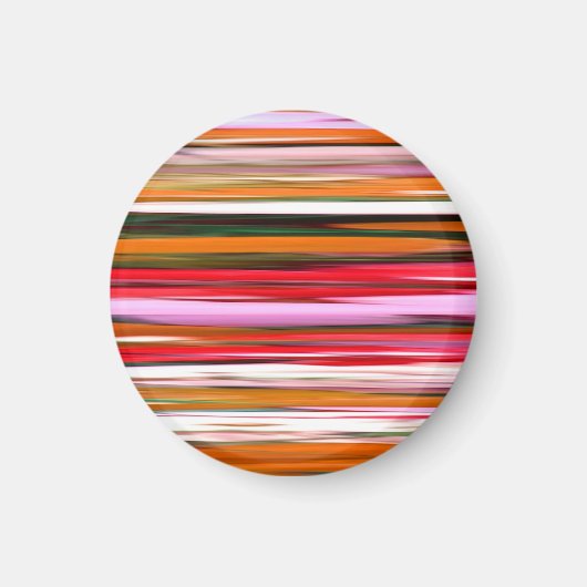 Abstracte #2: Oranje vervaging Magneet (Voorkant)