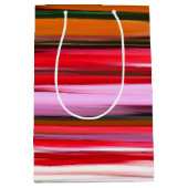 Abstracte #2: Oranje vervaging Medium Cadeauzakje (Voorkant)