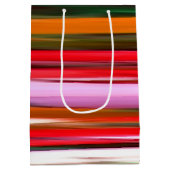 Abstracte #2: Oranje vervaging Medium Cadeauzakje (Achterkant)