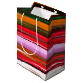 Abstracte #2: Oranje vervaging Medium Cadeauzakje (Achterkant Gekanteld)