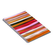 Abstracte #2: Oranje vervaging Notitieboek (Rechterzijde)