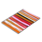 Abstracte #2: Oranje vervaging Notitieboek (Linkerzijde)