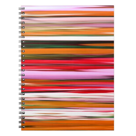Abstracte #2: Oranje vervaging Notitieboek (Voorkant)