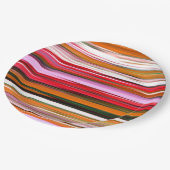 Abstracte #2: Oranje vervaging Papieren Bordje (Gekanteld)