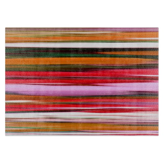 Abstracte #2: Oranje vervaging Snijplank (Voorkant)