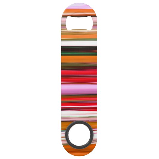 Abstracte #2: Oranje vervaging Speed Flessenopener (Achterkant)