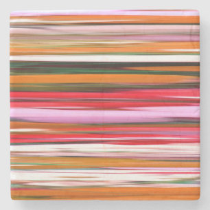 Abstracte #2: Oranje vervaging Stenen Onderzetter