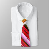 Abstracte #2: Oranje vervaging Stropdas (Gebonden)