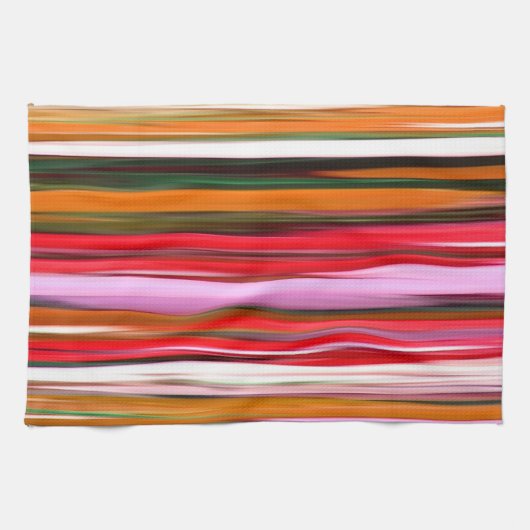 Abstracte #2: Oranje vervaging Theedoek (Horizontaal)