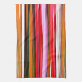 Abstracte #2: Oranje vervaging Theedoek (Verticaal)