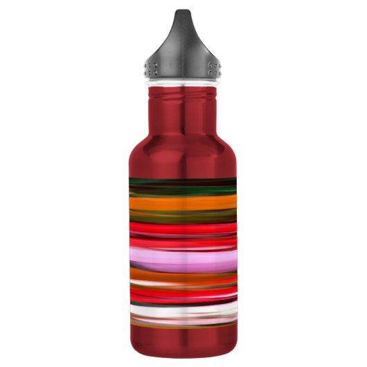 Abstracte #2: Oranje vervaging Waterfles (Links)