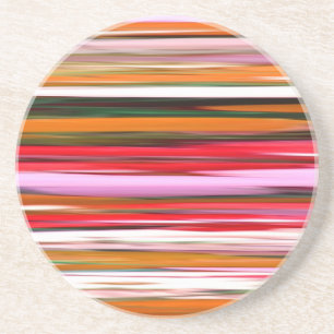 Abstracte #2: Oranje vervaging Zandsteen Onderzetter