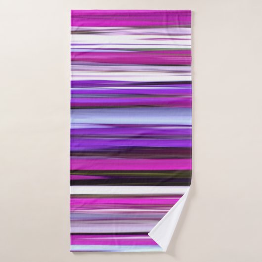 Abstracte #2: Paarse vervagen Badhanddoek (Badhanddoek)