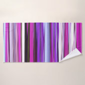 Abstracte #2: Paarse vervagen Badhanddoek (Badhanddoek)