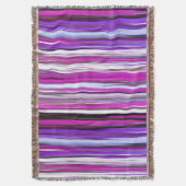Abstracte #2: Paarse vervagen Deken (Voorkant Verticaal)